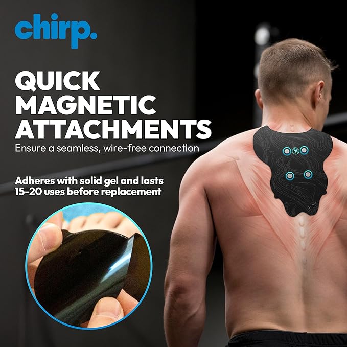 Chirp Halo Pads – Targeted Pain Relief, Deep Tissue Support, Muscle Recovery for Back, Shoulders, HIPS, & More