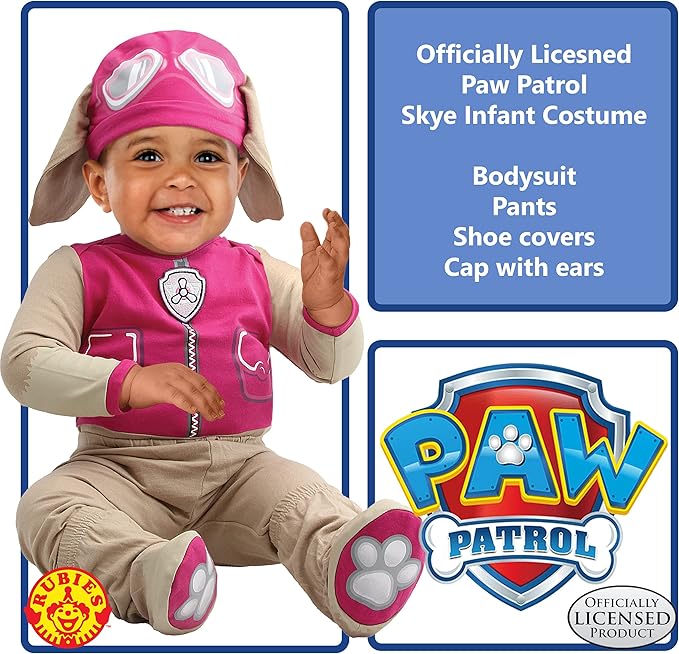 Rubie's Girl's Paw Patrol Skye Costume
