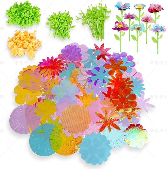FANKRUAI Fabric Flower Bouquets Toys Small Accessories (Frame Design)