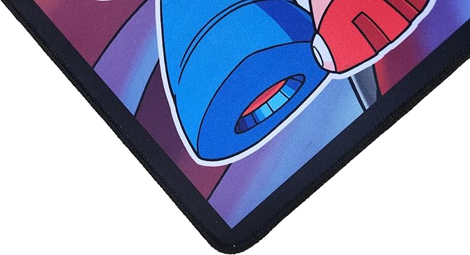 Megaman KV3 Playmat, Multi-Functional playmat Serves as Surface for Gaming Comfort and as a Protective Layer for Your Cards, Game Pieces and Table, Made from neoprenepolyester Fabric