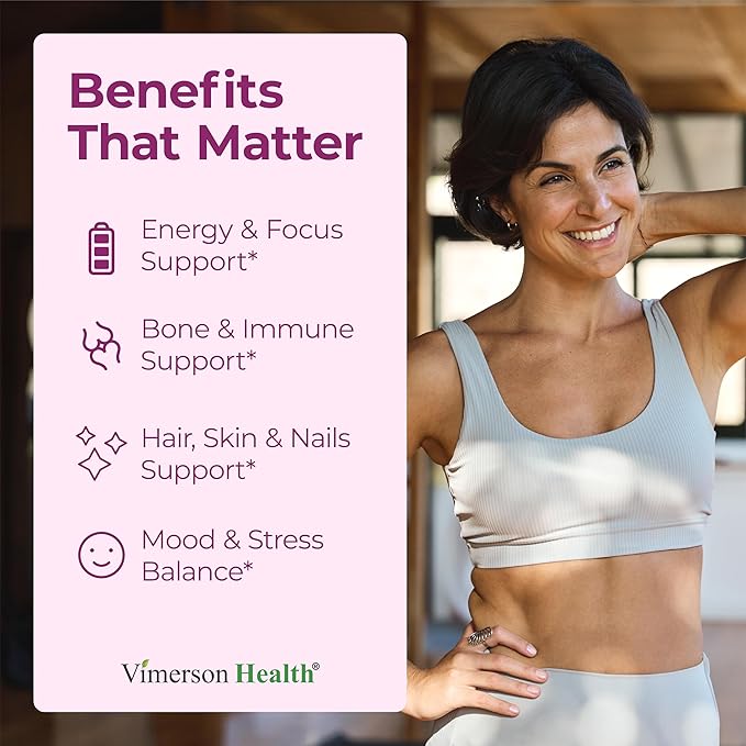 Multivitamin for Women with Bioavailable Vitamins, Minerals, Vitamin D, B12, C, A & Zinc for Energy, Focus and Immune Health – Premium Womens Multivitamins & Multiminerals – 60 Liquid Caps