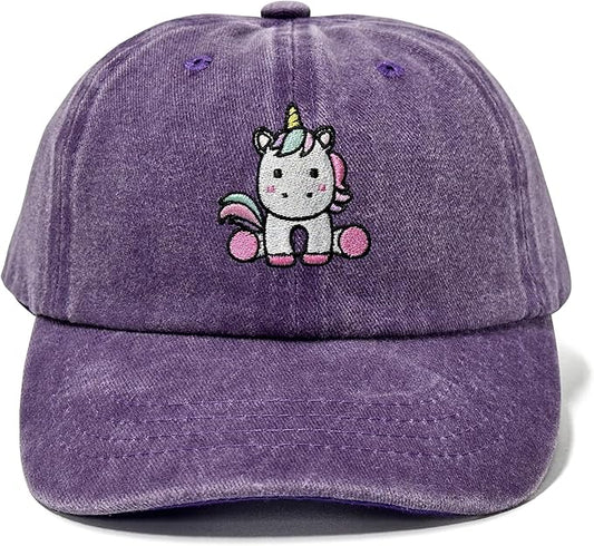 Embroidered Animal Baseball Hats for Boy and Girl