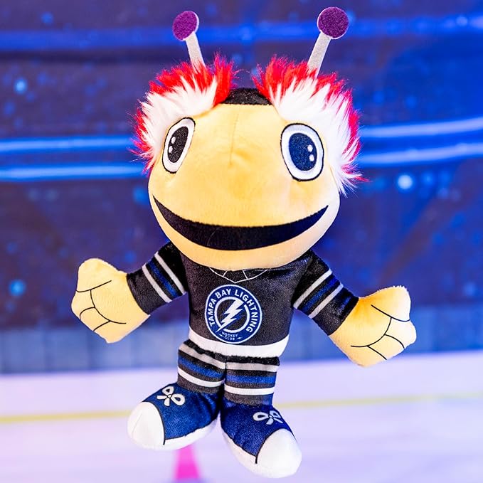 Bleacher Creatures Tampa Bay Lightning Thunderbug 8" Kuricha Mascot Sitting Plush 2025 - Soft Chibi Inspired Mascot