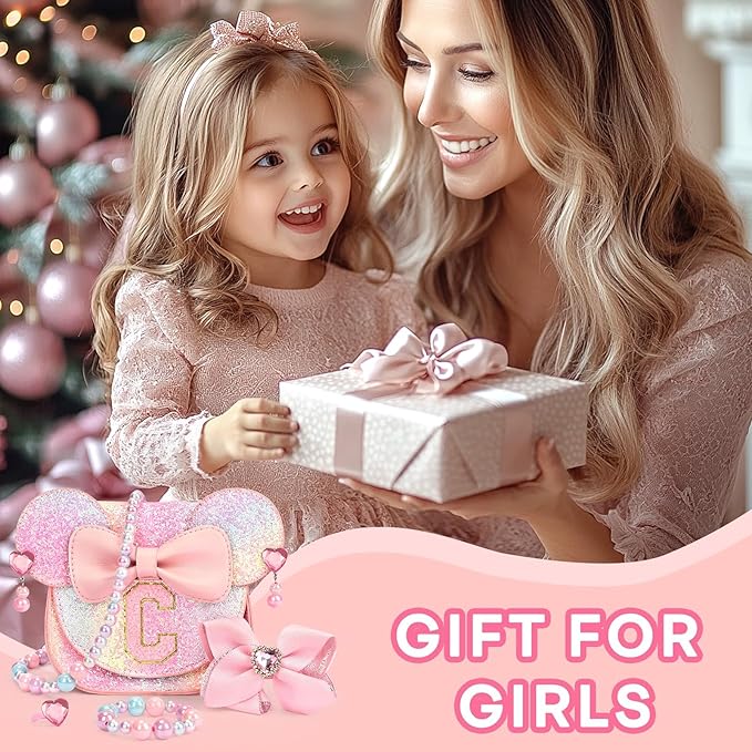 mibasies Toddler Purse Gifts for Girls: 3 Year Old Girl Gifts, Mouse Toys Purse Set