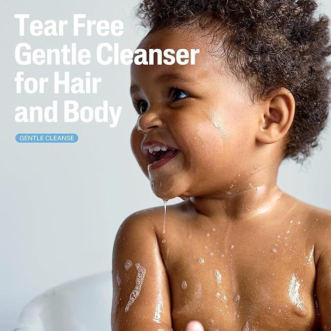 Cetaphil Baby Shampoo and Body Wash with Organic Calendula, Tear Free, Hypoallergenic, Ideal for Everyday Use, Dermatologist Tested, 7.8oz (Pack of 12)