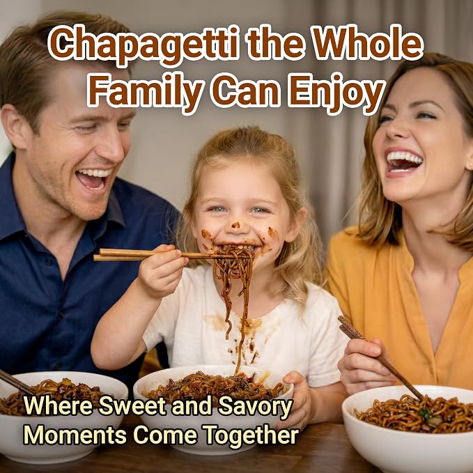 Nongshim Ramen Noodles, Gourmet Instant Ramen, Premium Microwavable Noodle, Chapagetti, 4.5 Ounce (Pack of 4)