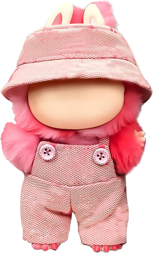 Clothes Fit for 17CM Doll, Fashion Doll Clothes Outfit Set Cute Theme Designer Toys Dress Accessories for Collector Fans Display (VV Pink Denim)