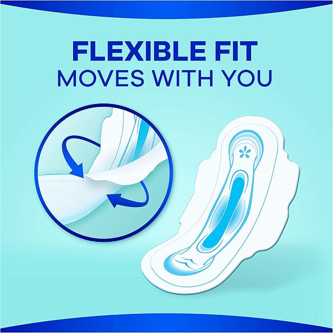 Always Ultra Thin Pads Size 2 Super Long Absorbency Scented with Wings, 40 Count, Packaging may vary