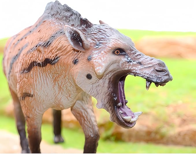 Gemini&Genius Daeodon Animals, Hyena Action Figure Toys for Kids (Wild Boar)