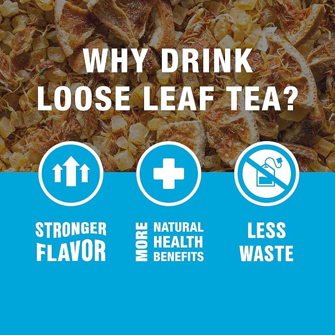 Tiesta Tea - Maui Mango, Loose Leaf, Mango Pineapple Herbal Tea, Premium Non-Caffeinated Blend, Make Hot or Iced, Brews Up to 50 Cups, 33 Ounce Refillable Tin, Pack of 6