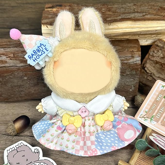Doll Cloth Set for 17cm Dolls,Stylish Outfit Ice-Cream Dress Designer,Cute Cloth for Dress up Unique Style (Doll Not Included)