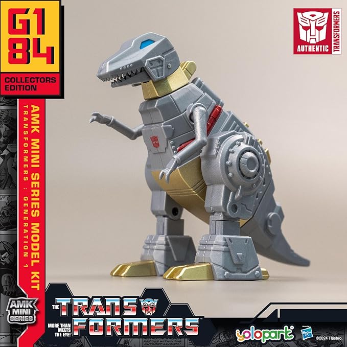 YOLOPARK Transformers Toys 6-Pack G1 Action Figures,Highly Articulated Optimus Prime,Bumblebee,Megatron,Soundwave,Grimlock,Starscream Transformer Toys for Kids Age 8 and Up,No Converting