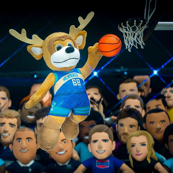 Bleacher Creatures NBA Unisex NBA 10-inch Mascot Plush Doll