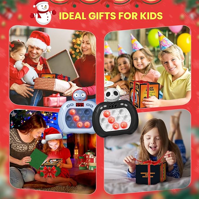 Valentines Pop Game Light Up Fidget Toy,Nightmare Be Christmas Toys for Kids Girls Boys Toddler Adult, for Grandkids Valentines Day Gifts for Kids