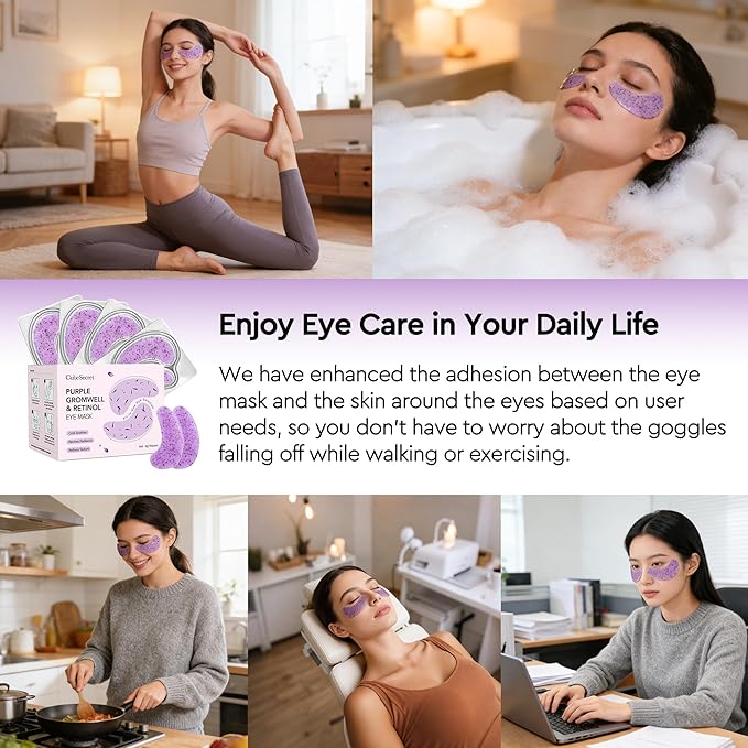 Under Eye Patches - 30 Pairs Retinol Eye Mask Patches for Dark Circles, Puffy Eyes, Wrinkles - Mothers Day Birthday Gifts for Women - Gel Eye Patches Skin Care Spa Gifts for Woman