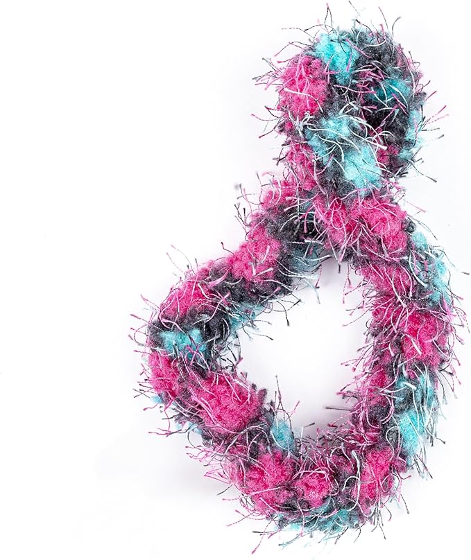 Tangle Furry Fidgets - New! Pink Urchin - Plush Tangle Fidget Toy - Soft Colorful Plush Materials That Will Please Sensory Toy Lovers - Take Your Furry Fidget with You Everywhere!