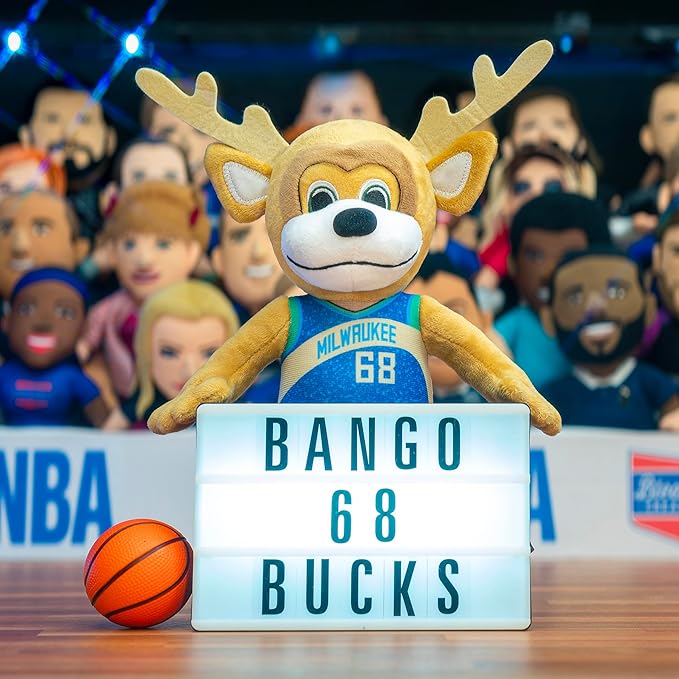 Bleacher Creatures NBA Unisex NBA 10-inch Mascot Plush Doll