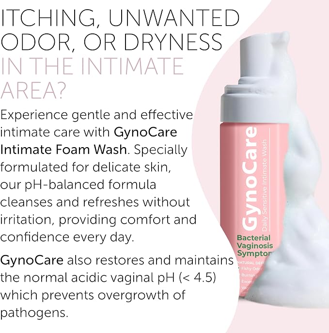 Terramed Just Think Comfort Feminine Wash | BV for Women | ph Balance Feminine Wash for Bacterial Vaginosis Symptoms Relief | Probiotic & Prebiotic Cleanser | Vaginal Dryness Hydration & Odor Control