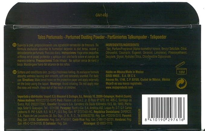 Myrurgia Maja Perfumed Powder, 5.3 Ounce
