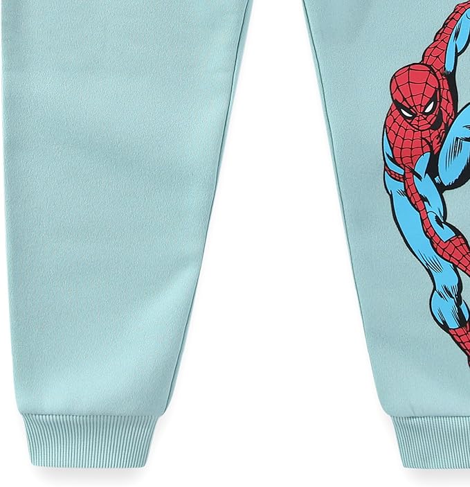 Marvel Spider-Man Boys 2 Piece Sweatshirt and Pant Sets for Toddlers and Big Kids