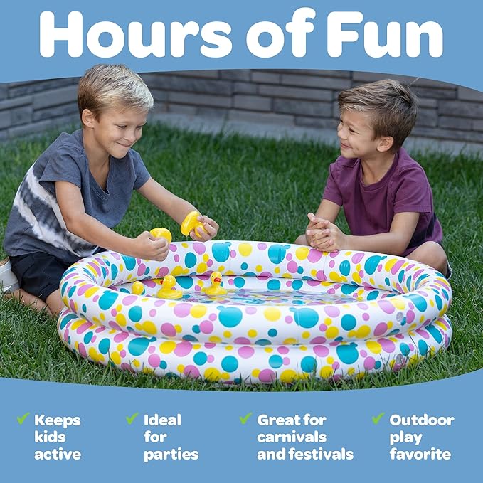 Duck Pond Matching Carnival Game, Easter Gift Outdoor Games for Kids Birthday Party Fun Activities Gift for Kids 3 4 5 6 7 8 - Outdoor Water Toy for Backyard, Beach - Memory Game, Summer Outside Toys