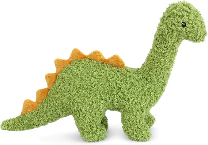 MON AMI Brody Brontosaurus Plushie | 16 Inch Soft Dinosaur Stuffed Animal with Eco-Friendly Recycled Polyester | Cute & Cuddly Gift for Kids, Toddlers, Boys & Girls | Green Dino Plush for All Ages