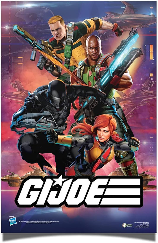 Desert Cactus GI Joe Poster 24 x 36 inch Room Office Décor Decoration Official Fan Gear (24x36,Design 1)
