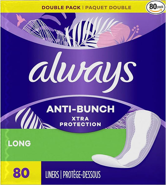Always Liners 80 Ct Long