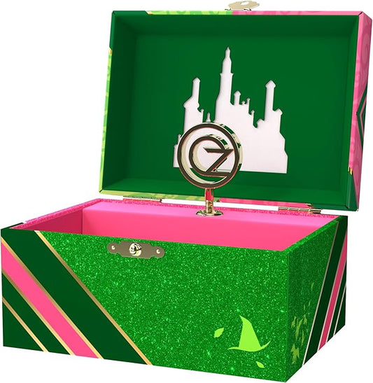 Wicked Jewelry Box for Girls - Musical Jewelry Box with Spinning Figurine, Wicked Toys for Kids Ages 3-5 - 6 x 4.7 x 3.5 in