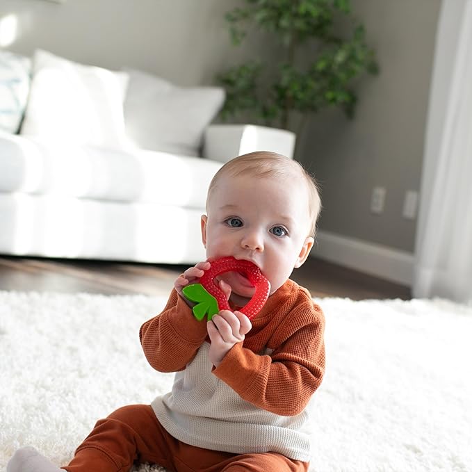 Dr. Brown's AquaCool Water-Filled Teether, Cooling Baby Teether Toy for Sore Gums, Apple Pineapple, BPA Free, 3m+, 2-Pack