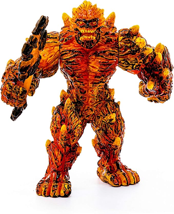 Schleich Eldrador Creatures Mythical Creatures Toys for Kids Lava Monster Action Figure, Lava Golem, Ages 7+