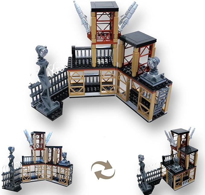 Military Base Army Building Blocks Sets with Guns Weapons Armor Accessories Pack for Soldiers Minifigures Compatible with Lego