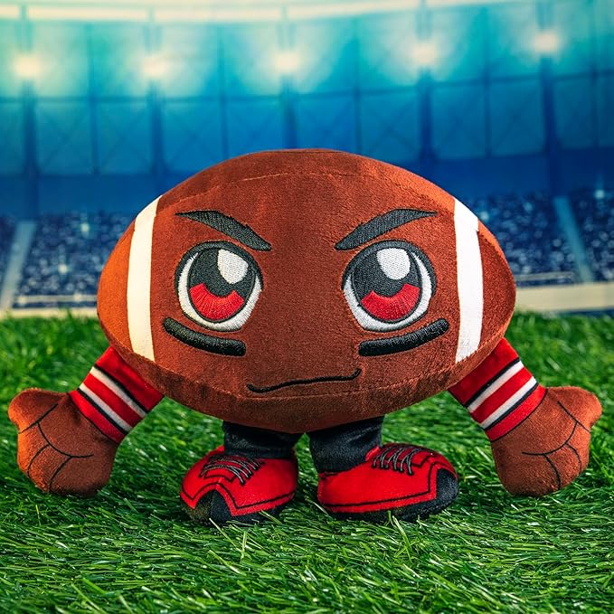 Bleacher Creatures Georgia Bulldogs 8" NCAA Kuricha Football Sitting Plush - Soft Chibi Inspired Plush