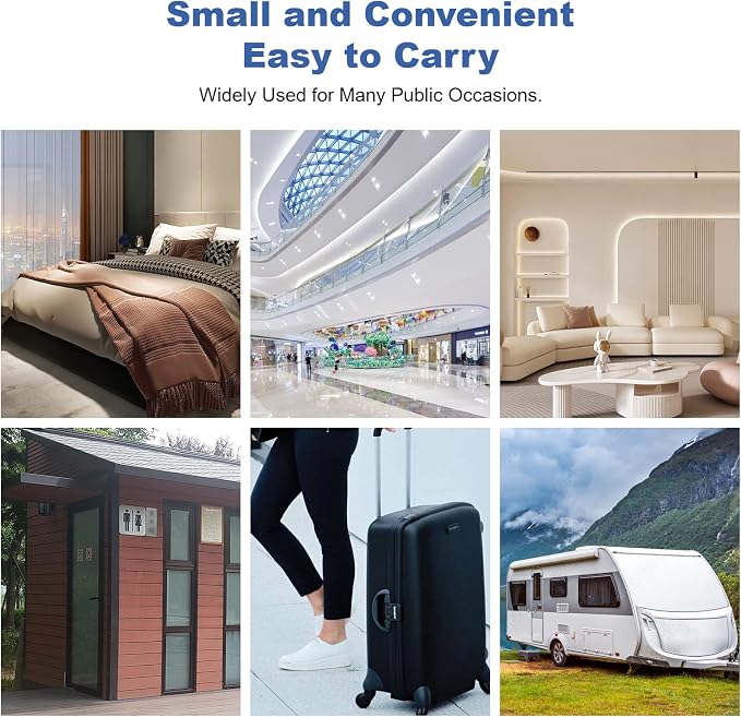 Toilet Seat Covers Disposable, 250 Pcs Flushable Disposable Toilet Seat Covers, Half-Fold Paper Toilet Liners for Travel, Airplane, Public Restrooms, Road Trips, Camping, Potty Training