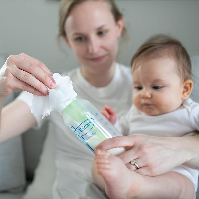 Dr. Brown's Pacifier and Bottle Wipes, 40 Count (Pack of 2)