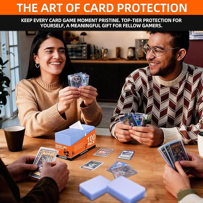 600 Toploads for Cards & 600 Penny Sleeves 35PT Hard Plastic Card Holders 3x4 Baseball Card Protectors for TCG Sports Football Collectible Cards