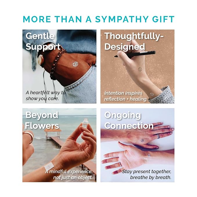 Light Through Loss Pack - Mindful Marks - Ideal Gift for Grief, Loss and Healing - Sympathy Gifts for Loss of Loved One - 36 Intention Marks - Remembrance & Bereavement Gift for Grieving