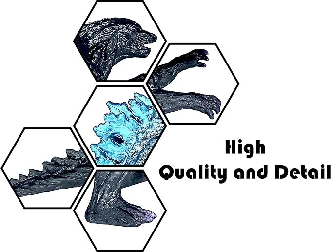 TwCare Set of 8 King Kong vs Godzilla Toys Movable Joint Action Figures King of The Monsters Birthday Dinosaur Kid Gift Cake Toppers