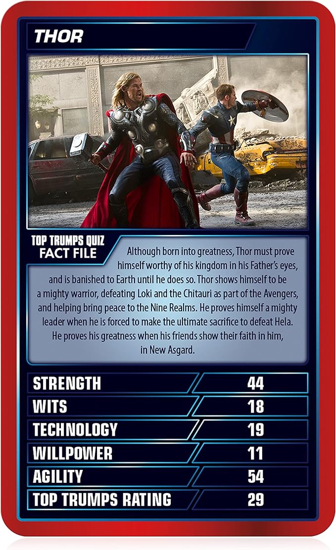 Top Trumps Card Game Marvel - Family Games for Kids and Adults - Learning Games - Kids Card Games for 2 Players and More - Kid War Games - Card Wars - for 6 Plus Kids