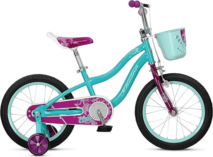 Schwinn Elm and Koen Bike or Balance Bike, 12-18 Inch Bike for Kids Ages 2-13, Black, Blue, Red, Teal, Pink or Purple, SmartStart Ergonomic Design, Adjustable Seat Grows with Child, Training Bicycle