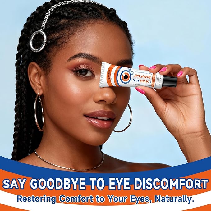BECHOICEN Stye Eye Relief Gel with Tea Tree Oil,Calendula & Vitamin E–Gentle Soothing Serum for Styes,Chalazion & Blepharitis,Soothing Eyelid & Under Eye Care for Redness,Irritation & Puffiness,1.4oz