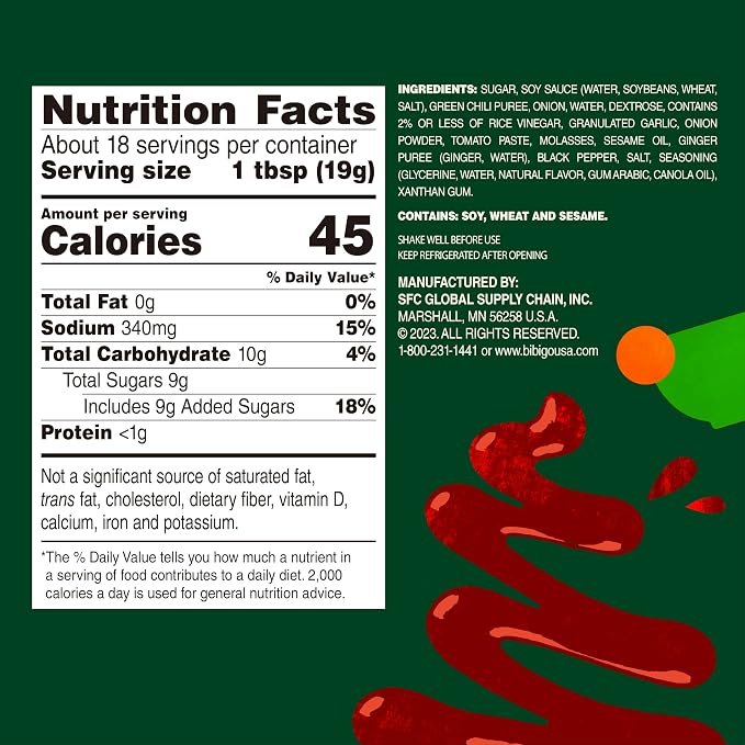 Bibigo Spicy Korean BBQ Drizzle Hot Sauce, 12.16 Ounce (Pack of 1)