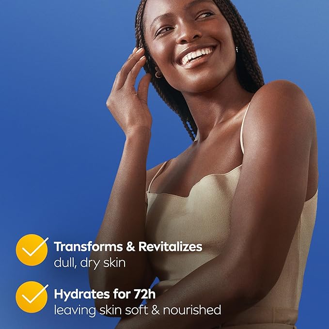 NIVEA Skin Firming Melanin Beauty & Hydration Body Lotion with Q10 and Argan Oil,Firmer Skin in as Little As Seven Days,16.9 Fl Oz Pump Bottle,(Pack of 2)