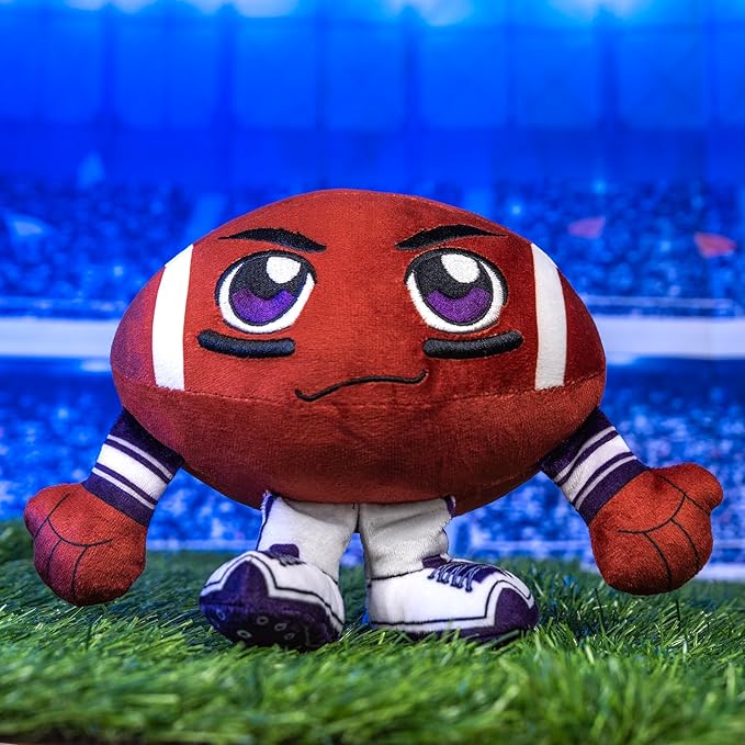 Bleacher Creatures Kansas State Wildcats 8" Kuricha Football Sitting Plush - Soft Chibi Inspired Plush