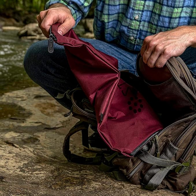 STNKY Bag Pro - Laundry Bag - Wash Bag for Health Workers, Sports, Fitness & Travel (Standard, Burgundy)