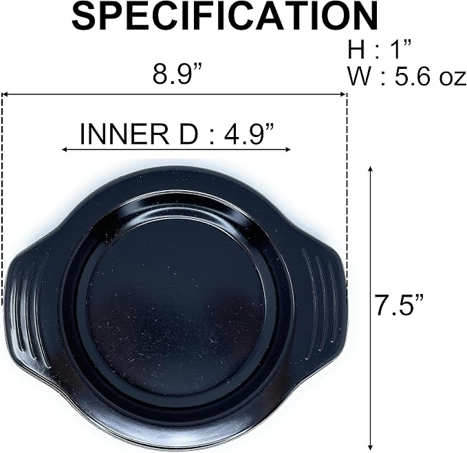 Korean Stone Bowl with Lid, Ttukbaegi for Bibimbap & Soup, 32 fl oz | Twice-fired natural clay, sturdy earthenware construction, Microwave and dishwasher safe, Use on gas stovetop, grill or oven