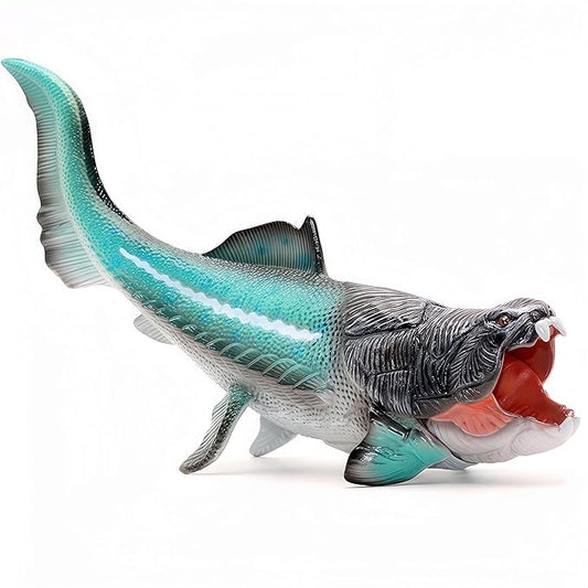 Gemini&Genius Dunkleosteus Animal Toy, Dinosaurs Realistic Dunkleosteus Figurine with Movable Jaw Action Figure Toys for Kids