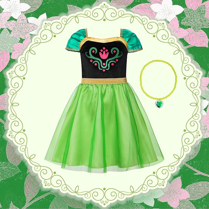 ReliBeauty Princess Dress up for Girls 3-8