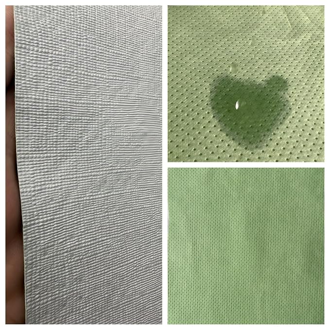 Green Disposable Toilet Mats for Clean and Hygienic Bathroom,Upgraded Disposable Toilet Mat for Children& Adults,Super Absorbent Toilet Floor mats, Non-Slip, U-Shape Potty Training-25 Pack,24" x 22"