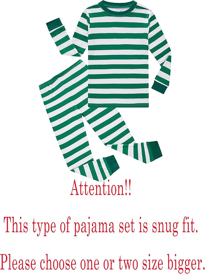 Family Feeling Little Boys Pajamas Sets 100% Cotton Long sleeve Pjs